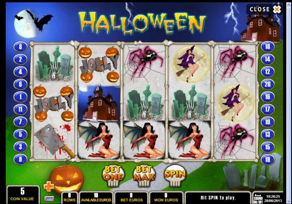 Halloween Slot Game Reels