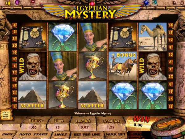 Egyptian Mystery Slot Game Reels