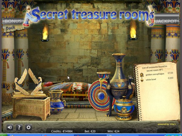 Pharaoh's Secret  Slot Bonus Game