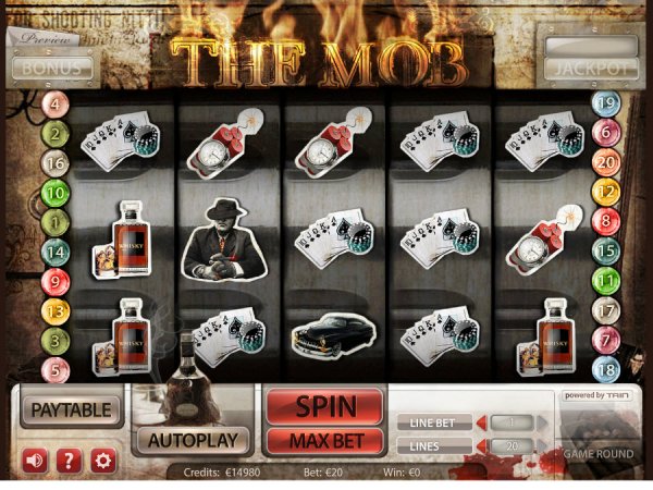  The Mob Slot Game Reels