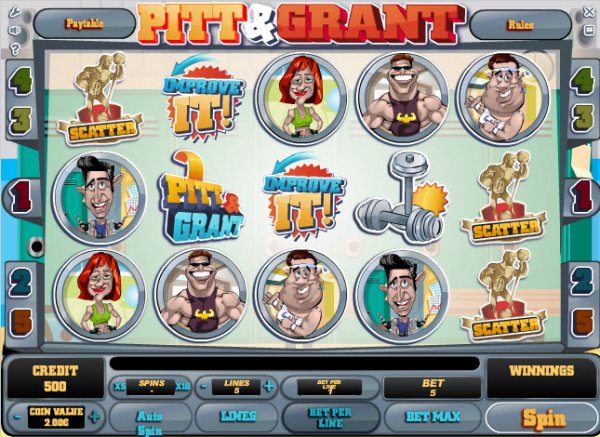 Pitt & Grant Slot Game Reels