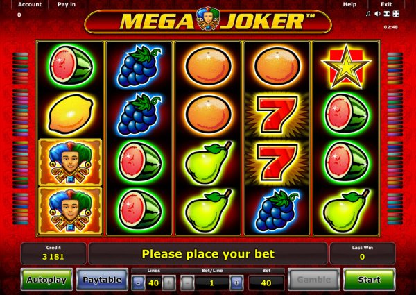 Mega joker slot demo games