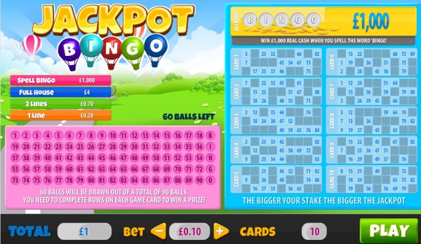 Jackpot Bingo Game