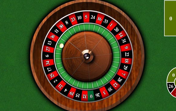 Popup European Roulette Game Wheel