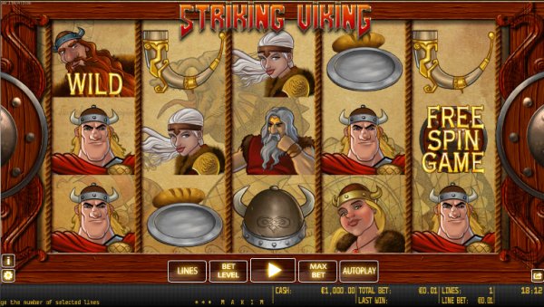 Striking Viking Slot Game Reels