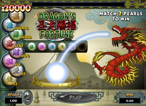 Dragon's Fortune Instant Win game