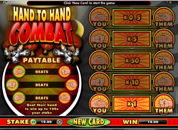 Hand to Hand Combat Instant Win Game