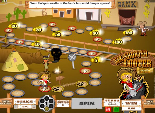 Six Shooter Looter Gold Game