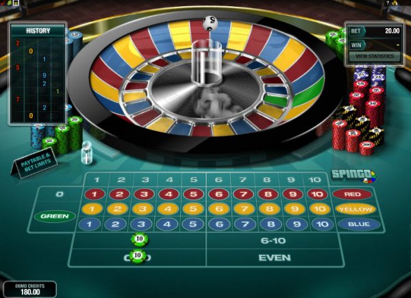 Spingo Roulette/Bingo Game