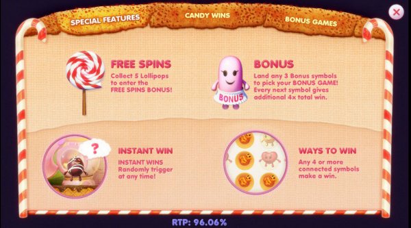 Candy Factory Special Features