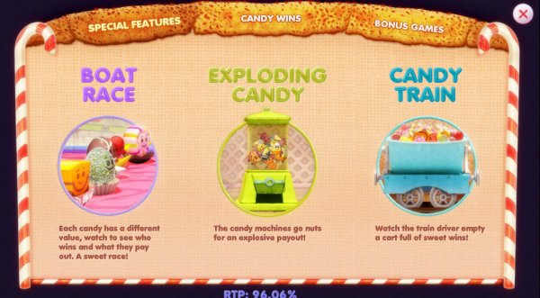 Candy Factory Bonus Games