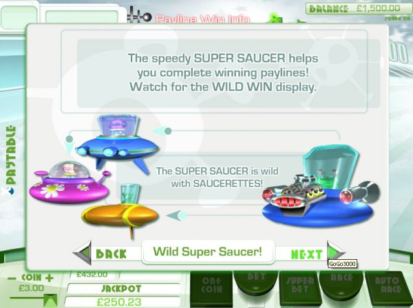 GoGo3000  Slot Super Saucer