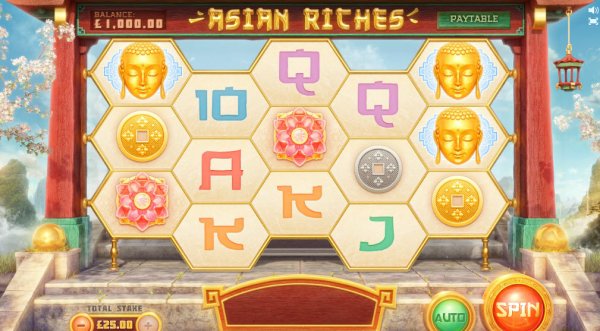 Asian Riches Slot Game Reels