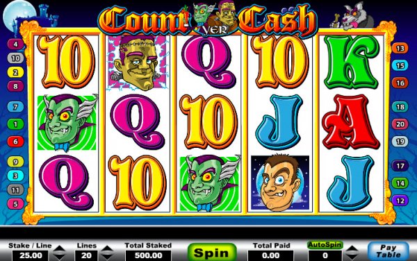 Count yer Cash Slot Game Reels