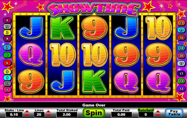 Showtime Slot Game Reels