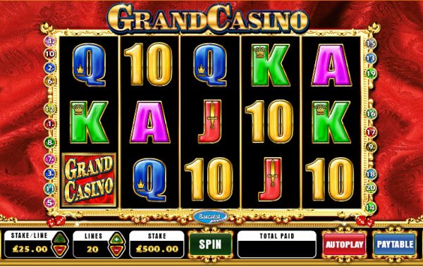 Grand Casino Slot Game Reels