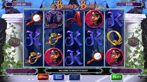 Beauty's Beast Slot Game Reels
