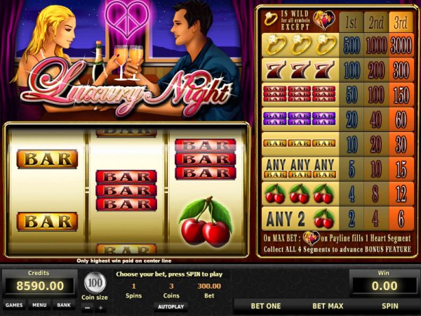 Luxury Night Slot Game 