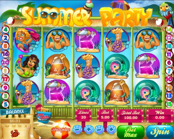 Summer Party Slot  Game Reels