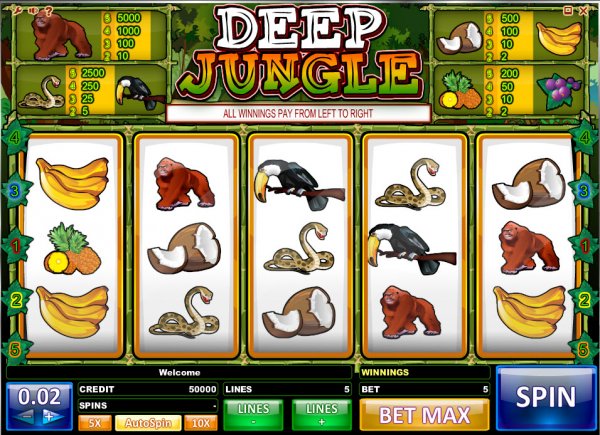 Deep Jungle Slot Game