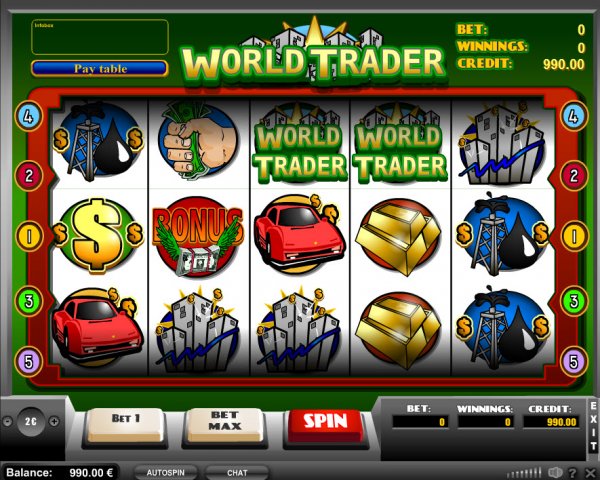 World Trader Slot Game Reels