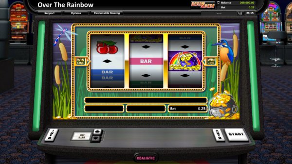 Over The Rainbow Slot Reel 2 Reel View