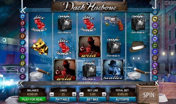 Dark Harbour Slot Game Reels