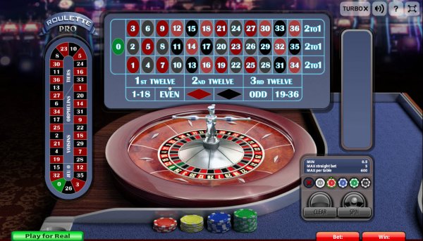 Roulette   Pro Gaming Screen