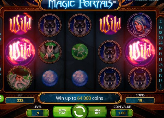 Magic Portals Slot  Game Reels