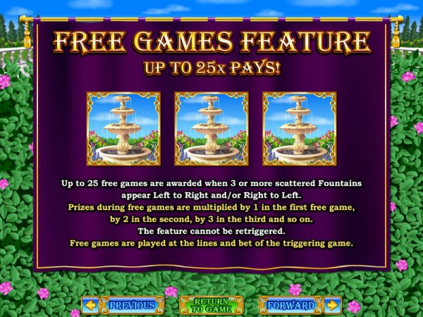 Regal Riches Slot Free Spins Feature x25