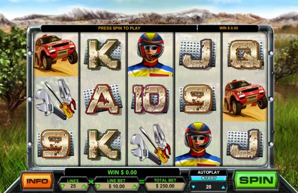 Rally Argentina Slot Game Reels