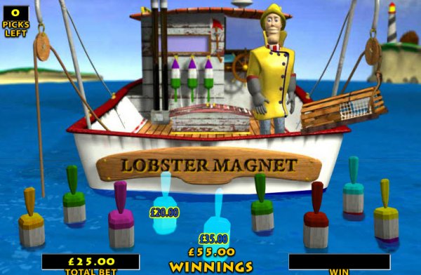 Lucky Larry's Lobstermania Slot Bonus Game