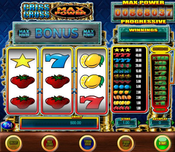 Criss Cross Max Power Slot Game