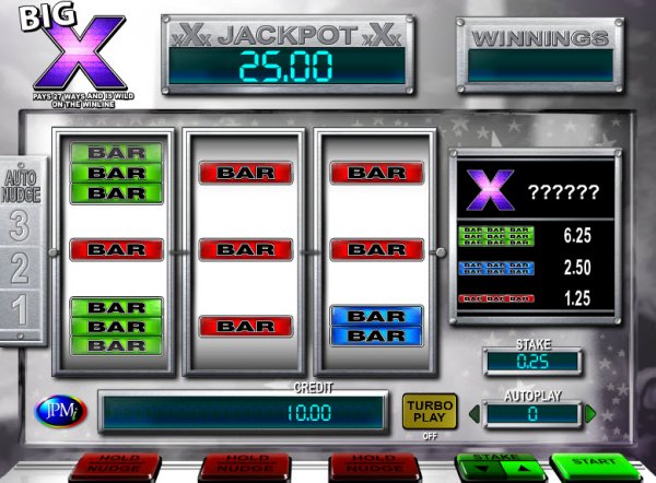 Big X Slot Game Reels