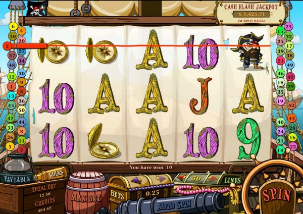 Pirates Booty Slot Game Reels
