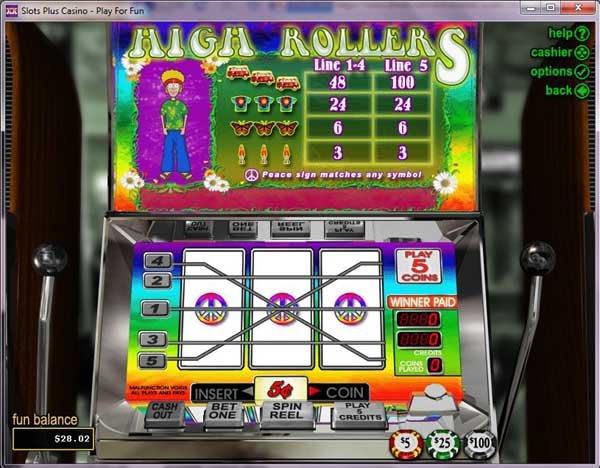 Screenshot of High Rollers Slots by RealTime Gaming