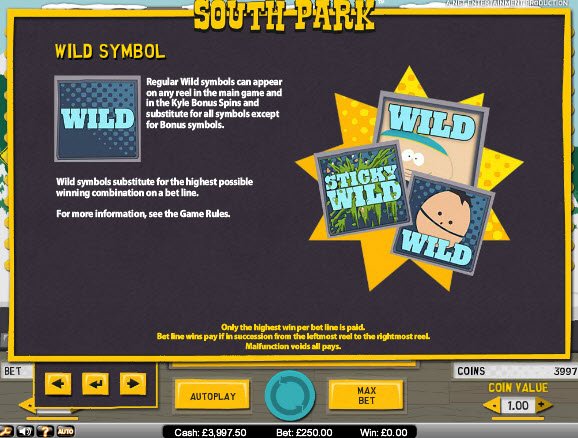 South Park Slot Wild Symbols