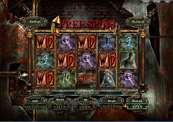 Jack The Ripper Slot Game Reels