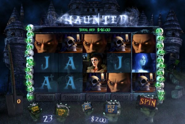 Haunted Slot Game Screen