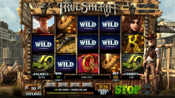 The True Sheriff Slot Game Reels