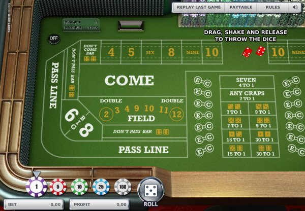 Sheriff Gaming Craps Game