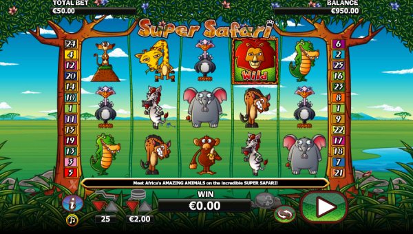 Super Safari Slot  Game Reels