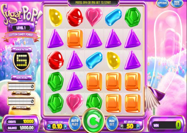 Sugar Pop Game Screen