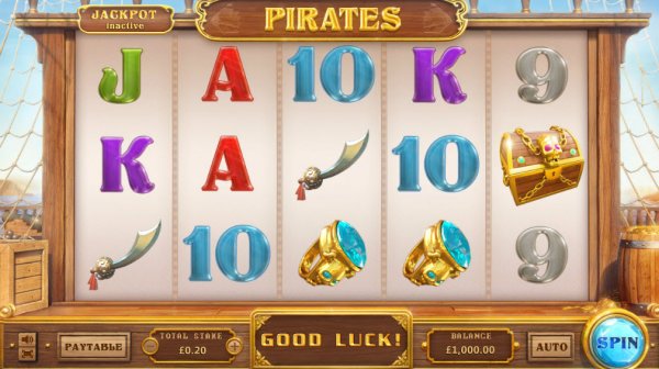 Pirates Slot Game Reels   