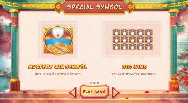 Japanese Mystery Slot Features