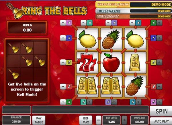 Ring the Bells Slot Game Reels