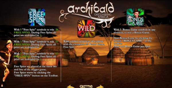 Archibald Discovering Africa Slot