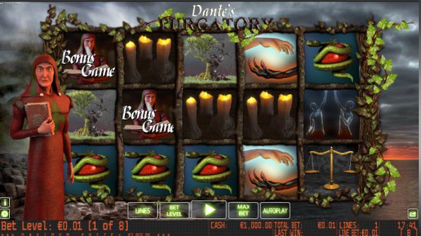 Dante's Purgatory Slot Game Reels