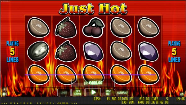 Just Hot Slot Game Reels