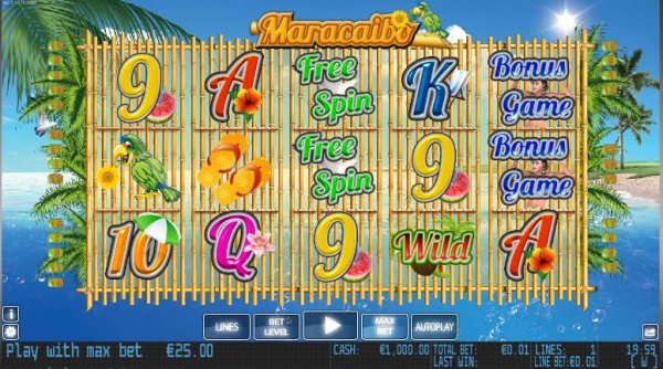 Maracaibo Slot Game Reels